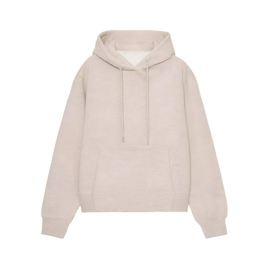 Voxlena Premium Neutral Hoodie Oversized Comfort Fit Soft Everyday Streetwear Essential