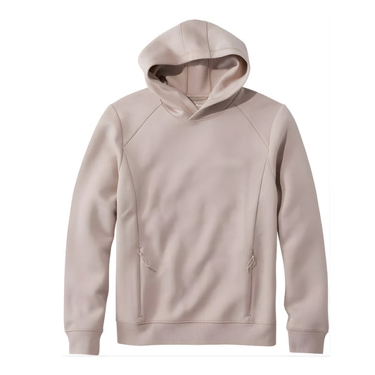 Voxlena Premium Neutral Hoodie Modern Athletic Fit Soft Minimal Everyday Wear