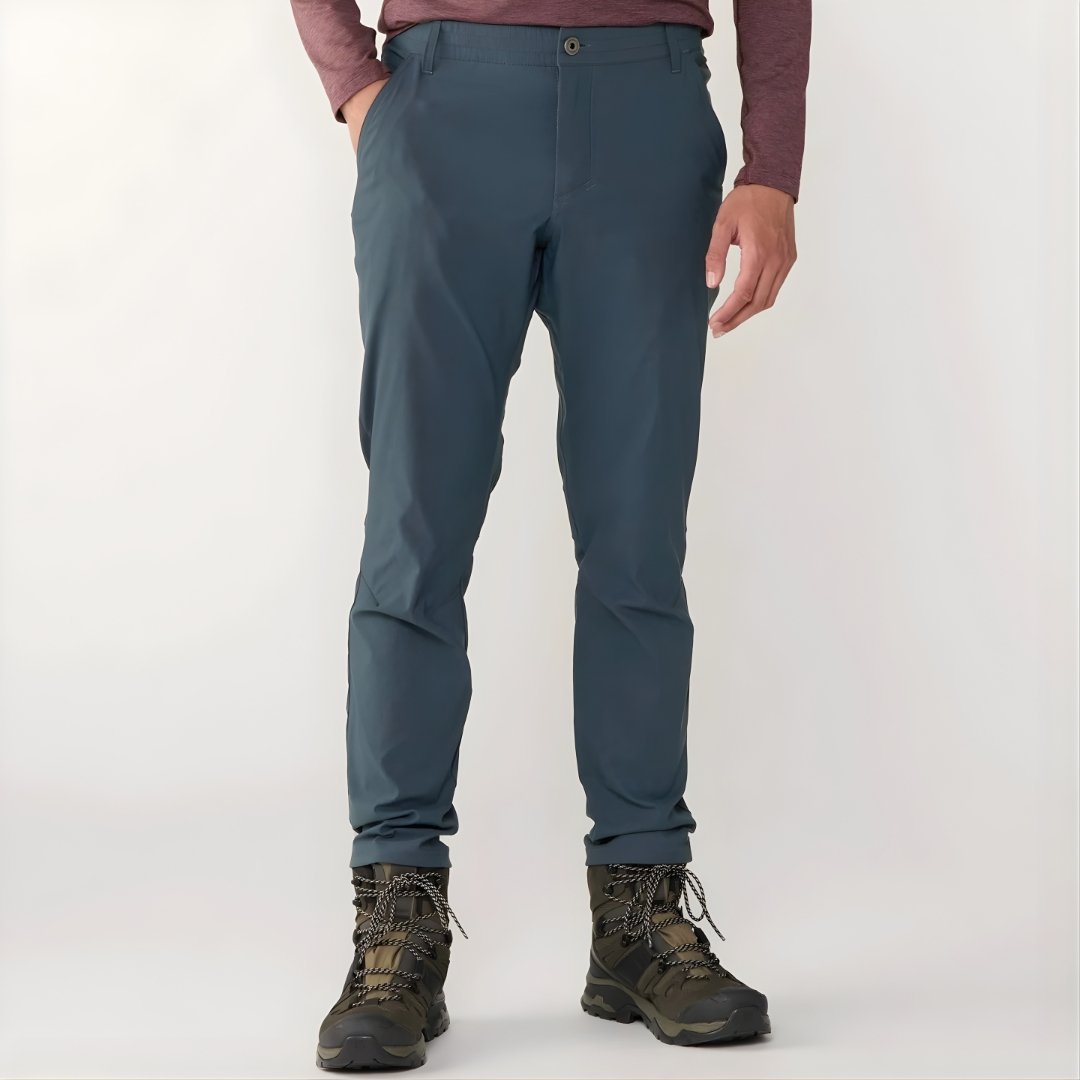 Premium Navy Slim Fit Stretch Pants For Modern Everyday Comfort And Style